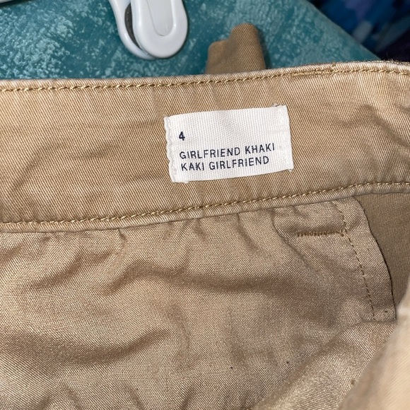 GAP GIRLFRIEND KHAKI KAKI GIRLFRIEND tan light brown size 4 - Picture 9 of 9